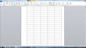 Заголовки таблицы на каждой странице в Word