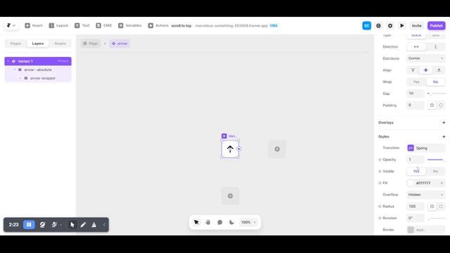 Framer Tutorial: Creating a Floating Scroll Back Button in Framer смотреть онлайн