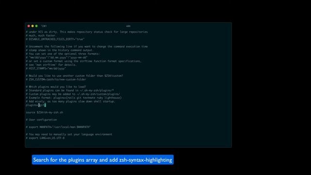 ZSH syntax highlighting installation смотреть онлайн