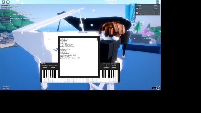 happy birthday me :D [happy birthday roblox piano] смотреть онлайн
