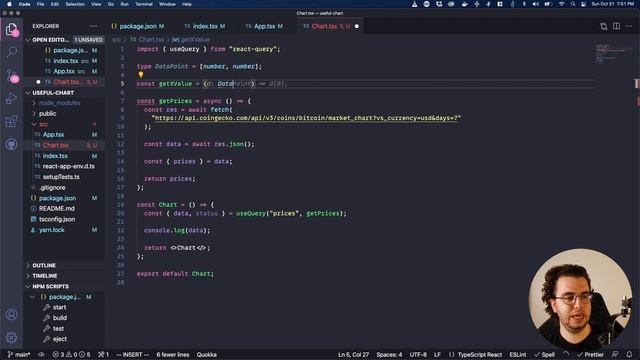 Data Visualization with D3, React, visx and Typescript: 12 - Creating a Useful Chart with visx - 1 смотреть онлайн