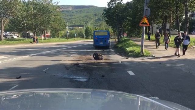Коробка передач вывалилась из пассажирского автобуса, ехавшего по Петропавловску