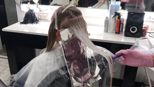 Окрашивание в технике «шатуш» ?????? смотреть онлайн