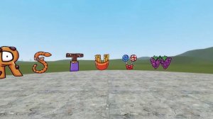 ALPHABET LORE FAMILY BUT EVERYONE IS FOOD ! Garry's Mod