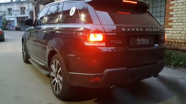 Тюнинг выхлопной системы Range Rover Sport 4.4 литра дизель смотреть онлайн