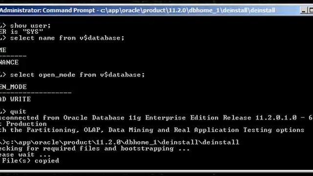 Oracle DBA Justin - How to deinstall the Oracle database software from a Windows system смотреть онлайн