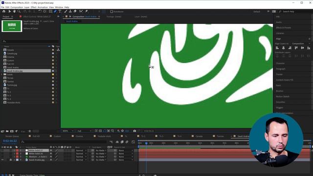 ЗАДАНИЕ 3.4 Рисуем масками флаг "Саудовской Аравии" в adobe after effect 2023 смотреть онлайн