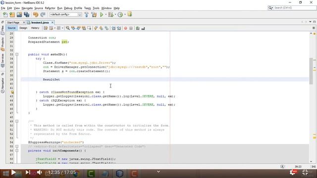 Auto number generate text Java part 1 смотреть онлайн