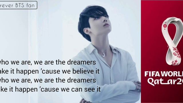 Jungkook- Dreamers Lyrics ( FIFA World Cup Qatar 2022 official Soundtrack) смотреть онлайн