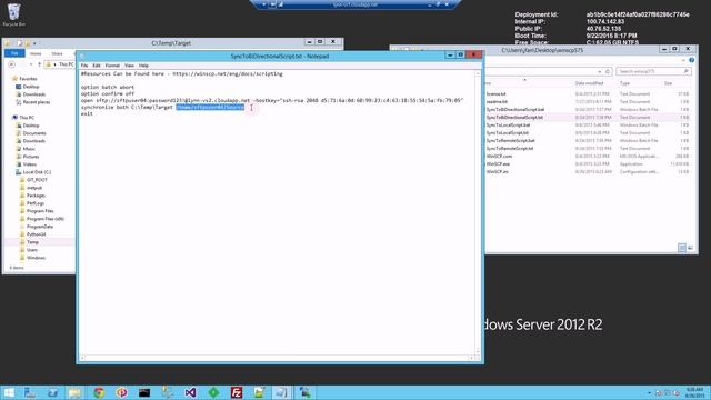 SFTP - Windows Automation Script Bi-Directional Synchronization using WinSCP смотреть онлайн