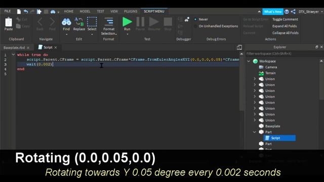 HOW TO SCRIPT A ROTATING PART IN ROBLOX STUDIO!? смотреть онлайн