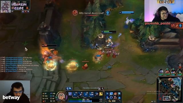 ESA REACT RENECRODILO REVOLTA BANIDO DO CHAT CBLOL, CACHÊ DO CASIMIRO PRO BAIANALISTA смотреть онлайн