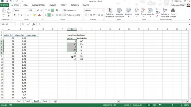 Esimerkkikoetehtäviä: Excel, tehtävät 2-4 смотреть онлайн