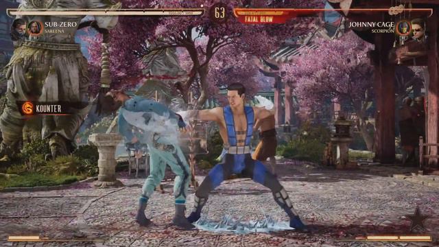 MK1 - *MK3 Sub-Zero* (Sareena Kameo) Klassic Tower Gameplay + Ending (1080p 60fps) PS5 смотреть онлайн