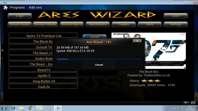 how to add kodi the blackbox via arse wizard xbmc смотреть онлайн