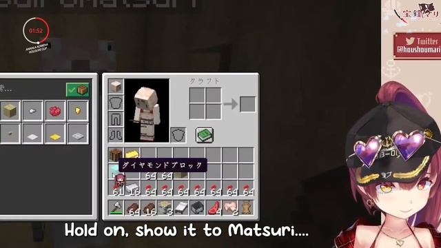 Marine flexing diamond block to Matsuri and Flare 《VTuber Hololive Clip English Sub》 Part #35 смотреть онлайн