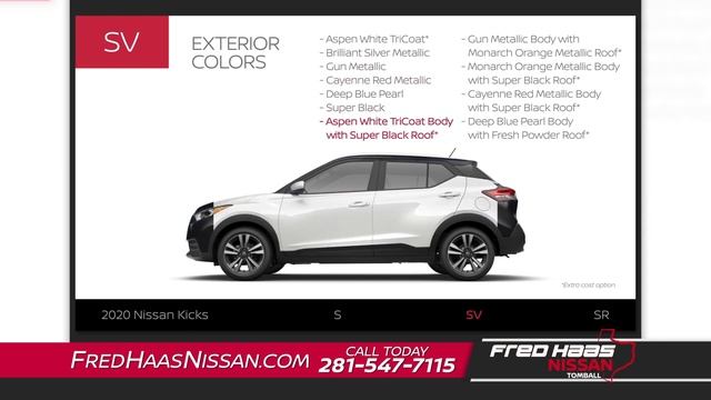 Fred Haas Nissan - 2020 Nissan Kicks Models Overview