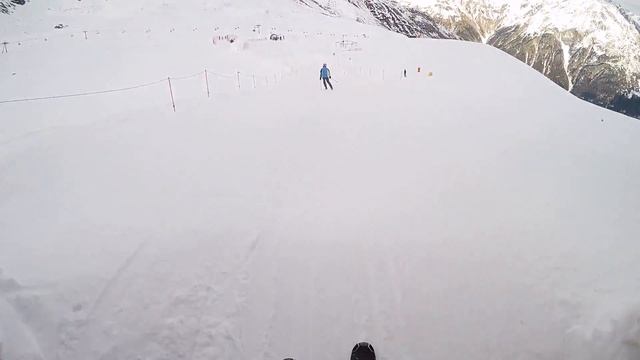 Sölden ski giggijoch - funslope GoPro / зёльден гиггиёх весёлый спуск трасса смотреть онлайн
