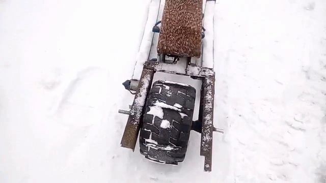 Санки с электродвигателем 1часть. смотреть онлайн