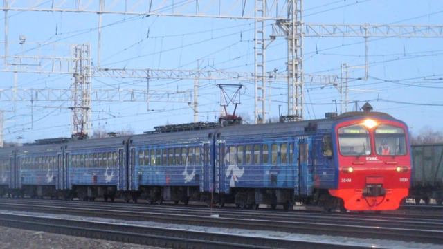 Электропоезд ЭД4М-0091 Рэкс станция Нара 9.03.2019 смотреть онлайн
