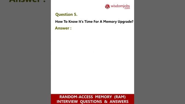 TOP 15 Random-access memory (RAM) Interview Questions and Answers 2019 Part-1 | RAM | Wisdomjobs смотреть онлайн
