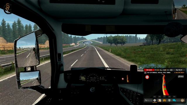 Euro Truck Simulator 2 (1.41.1.25s) (ETS2) - Der verfolgt uns смотреть онлайн