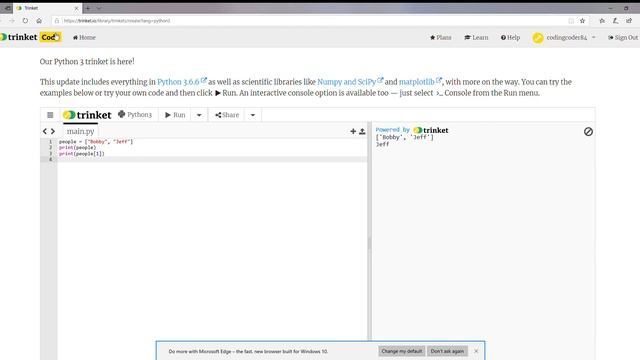 What are lists in programming? - (examples in python 3). смотреть онлайн