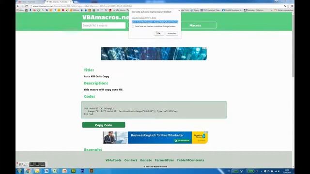 Auto Fill Cells Copy - VBA Macros - Tutorial - MS Excel 2007, 2010, 2013 смотреть онлайн