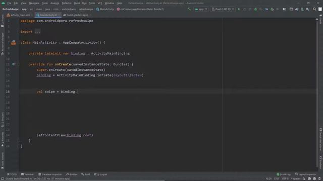 Android Studio.-Swipe to Refresh смотреть онлайн