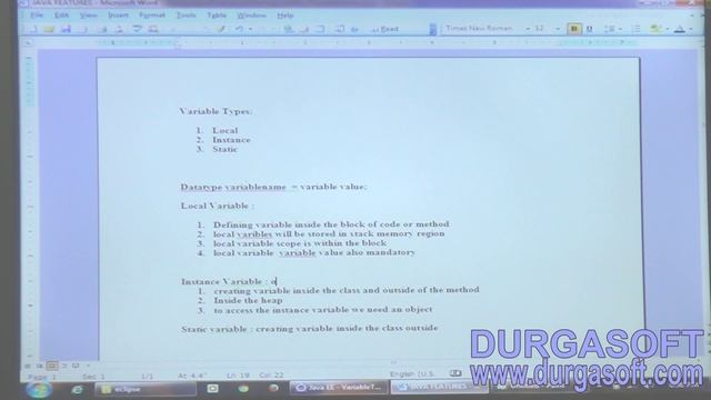 Selenium - Variable Types in Java WebDriver смотреть онлайн