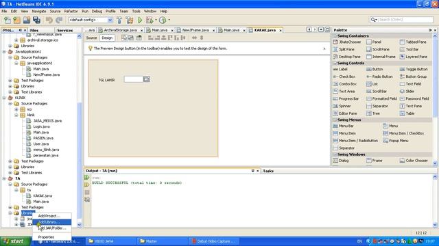 Java NetBeans Menambahkan LIB Untuk Memanggil iReport Jasper Report смотреть онлайн
