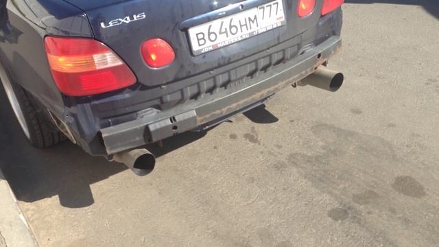 Custom 76mm exhaust on Lexus GS300 (2jz-gte swap) смотреть онлайн