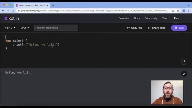 Kotlin Tutorial by Example #1 - Hello world, packages and program arguments смотреть онлайн