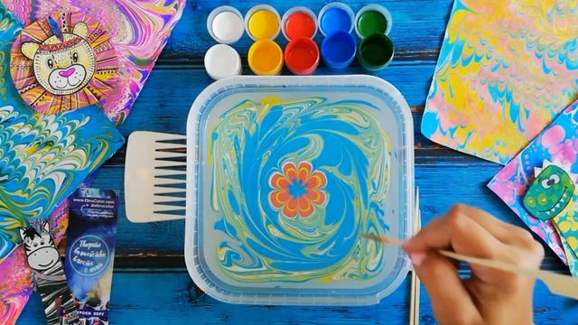 Эбру ИНДИГО (тм UNID) Инструкция и Мастер-Класс смотреть онлайн