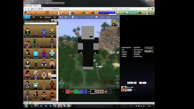 Как создать скин для майнкрафт С DARK_BEST смотреть онлайн