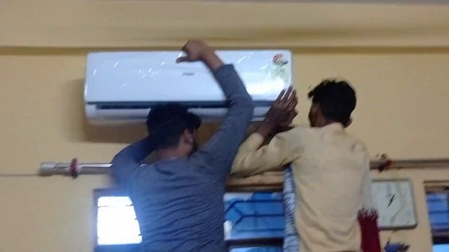 haier 1 ton ac split rc inverter hsu-12f 3 star | kanpur | #HaierAc #unboxing #installation смотреть онлайн