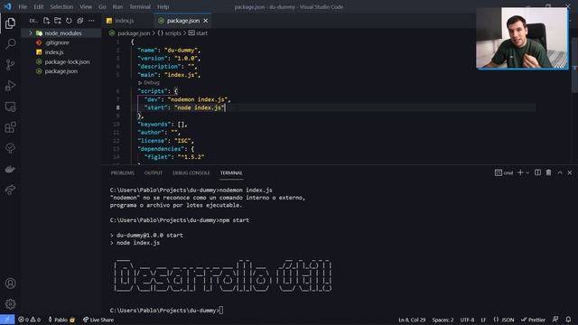 SCRIPTS en el PACKAGE.JSON ? NPM RUN y NPX ? ¿Cómo se ejecutan? смотреть онлайн