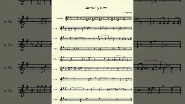 Gonna Fly Now for Alto Sax смотреть онлайн