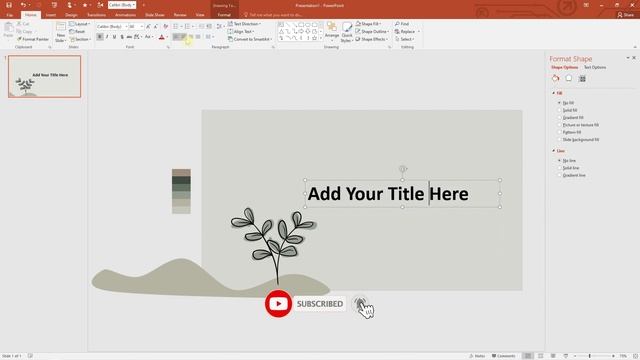 Minimalist Powerpoint Template | Animated Slide | FREE TEMPLATE смотреть онлайн