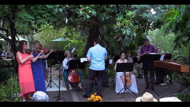 Kensington Baroque Orchestra Performs Telemann - Concerto For Gamba & Recorder, 3rd Mov.