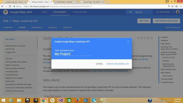 Part-1:How to configure Google map in ASP.NET MVC | API Configure | Jquery | Javascript смотреть онлайн