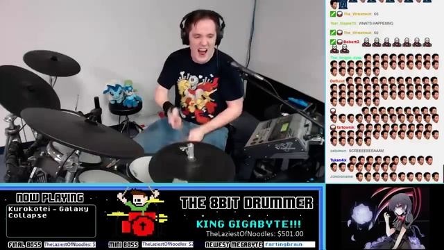 Kurokotei - Galaxy Collapse (Blind Drum Cover) -- The8BitDrummer смотреть онлайн