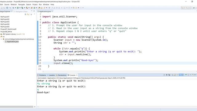 008 How to Use a While Loop in Java смотреть онлайн