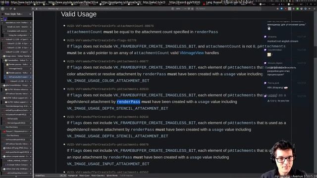 [RU/EN] 100 E05: reading vulkan spec; 20% to triangle смотреть онлайн