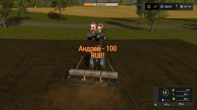 Одно большое поле.ч3. farming simulator 2017. смотреть онлайн