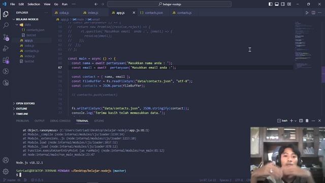 Kelvin Daily Learning | Node Js - Contact App смотреть онлайн