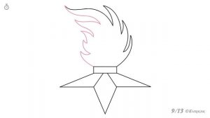 Как поэтапно нарисовать вечный огонь: инструкция от EvriKak