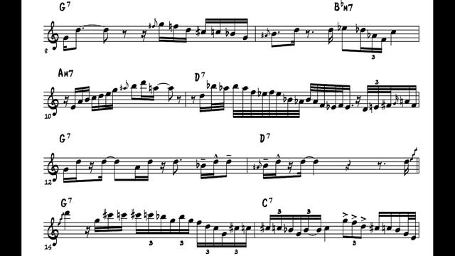 Lou Donaldson - Grits And Gravy Transcription (Blues Saxophone Solo) смотреть онлайн