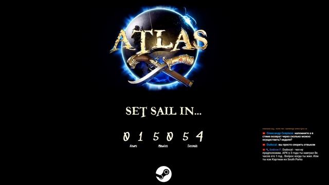 Atlas - Ожидание ... Счётчик до выхода игры в ранний доступ. Перенесли на 21-е ... смотреть онлайн
