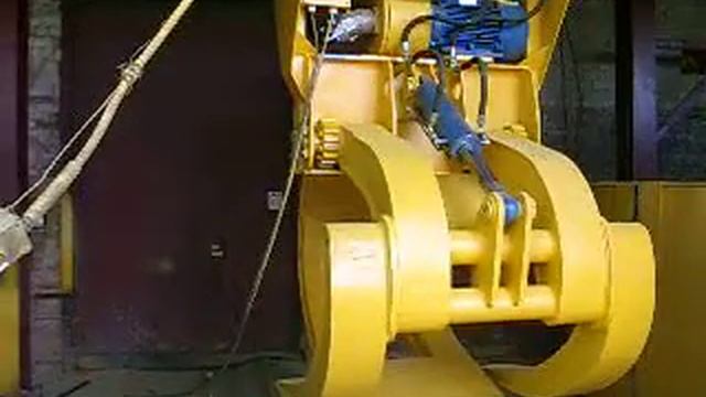 Лесной гидравлический грейфер смотреть онлайн